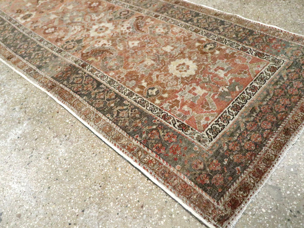 Antique Persian Bidjar Long Runner (Pair: 1 of 2), No.30213 - Galerie Shabab