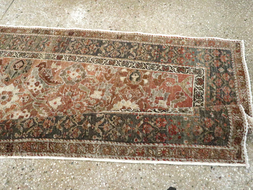 Antique Persian Bidjar Long Runner (Pair: 1 of 2), No.30213 - Galerie Shabab