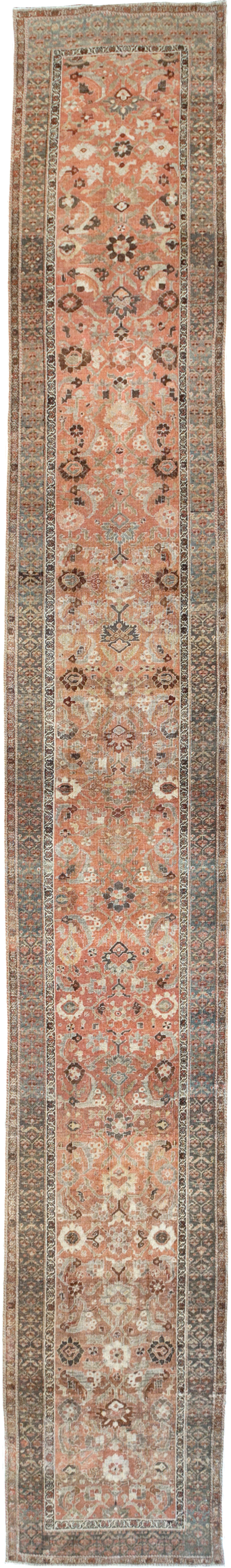 Antique Persian Bidjar Long Runner (Pair: 2 of 2), No.30214 - Galerie Shabab