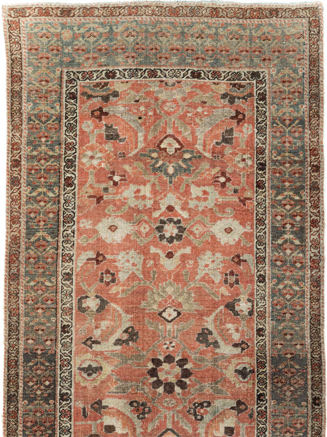 Antique Persian Bidjar Long Runner (Pair: 2 of 2), No.30214 - Galerie Shabab