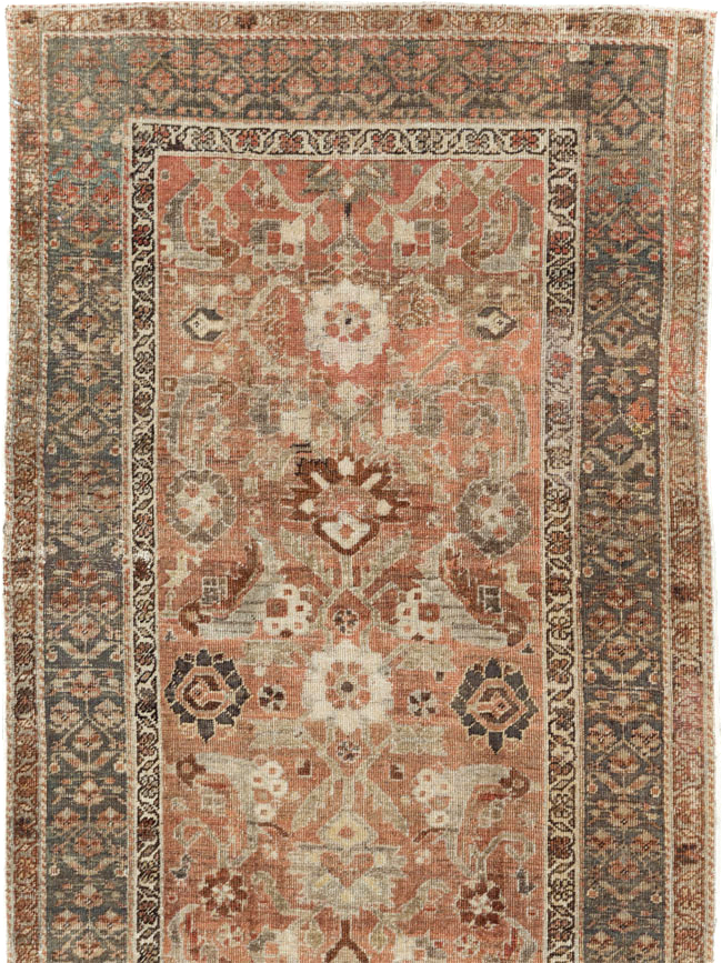 Antique Persian Bidjar Long Runner (Pair: 2 of 2), No.30214 - Galerie Shabab