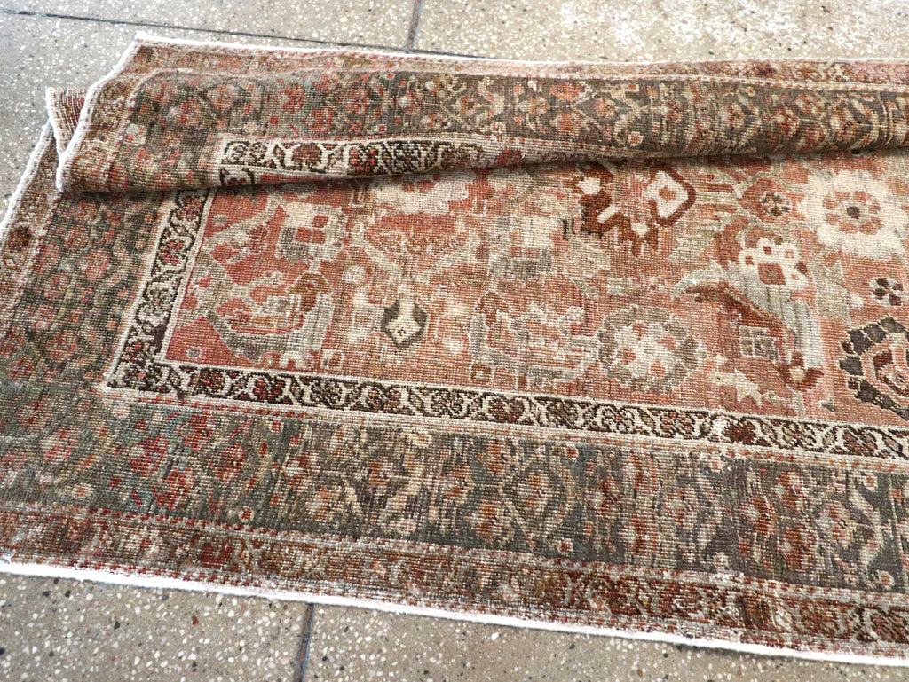 Antique Persian Bidjar Long Runner (Pair: 2 of 2), No.30214 - Galerie Shabab