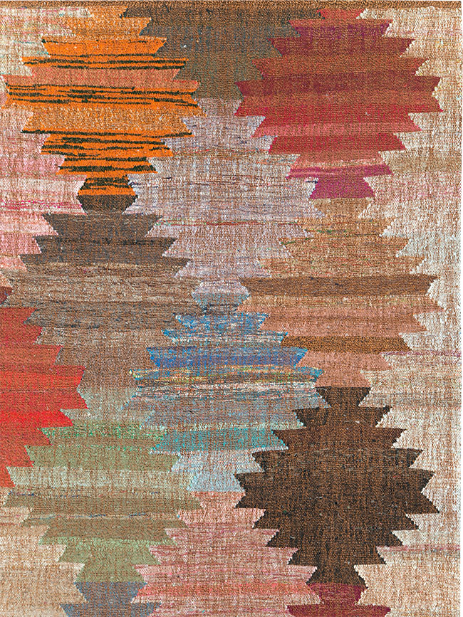 Contemporary Turkish Flatweave Kilim Room Size Carpet, No.30222 - Galerie Shabab