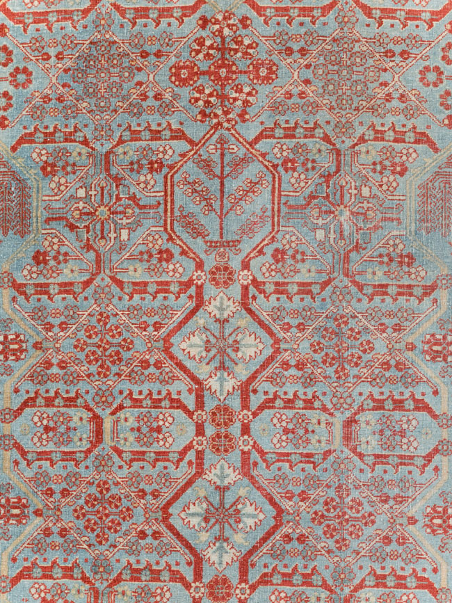 Antique Persian Joshegan Room Size Carpet, No.30223 - Galerie Shabab