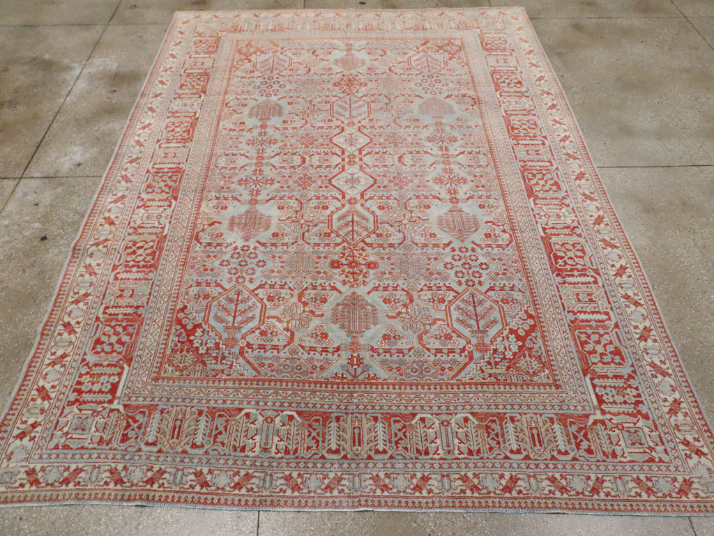 Antique Persian Joshegan Room Size Carpet, No.30223 - Galerie Shabab