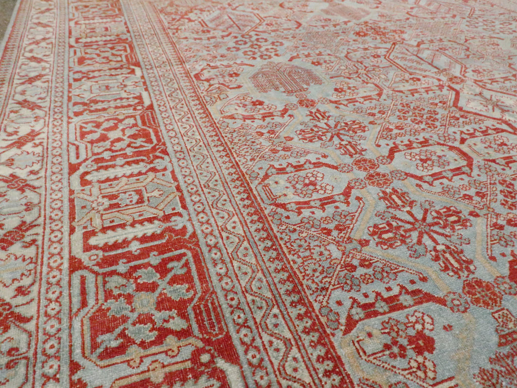 Antique Persian Joshegan Room Size Carpet, No.30223 - Galerie Shabab