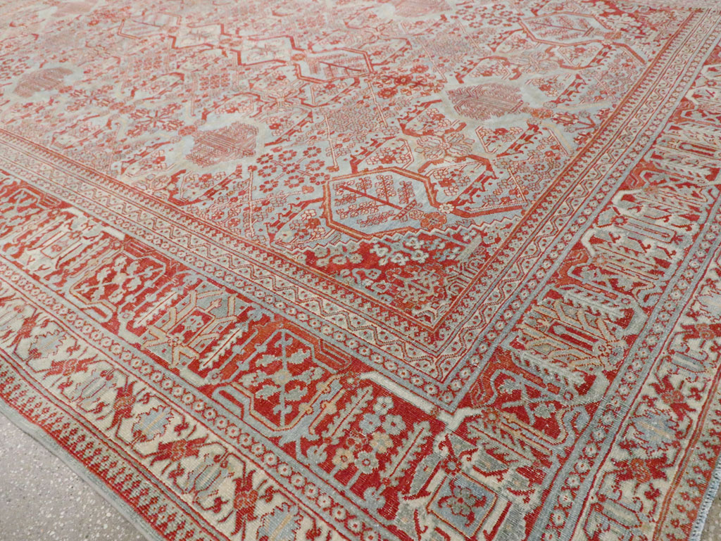 Antique Persian Joshegan Room Size Carpet, No.30223 - Galerie Shabab