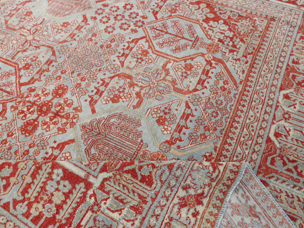 Antique Persian Joshegan Room Size Carpet, No.30223 - Galerie Shabab