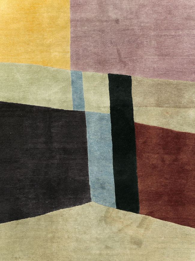 Contemporary Tibetan Art Deco Style Room Size Carpet, No.30230 - Galerie Shabab