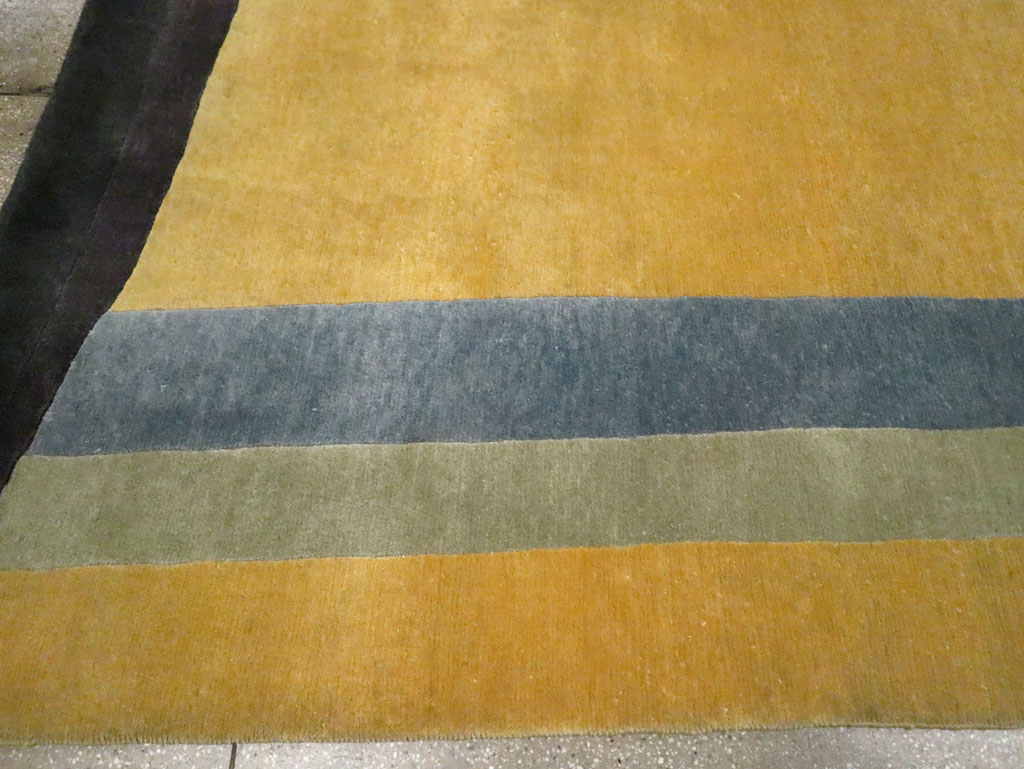 Contemporary Tibetan Art Deco Style Room Size Carpet, No.30230 - Galerie Shabab