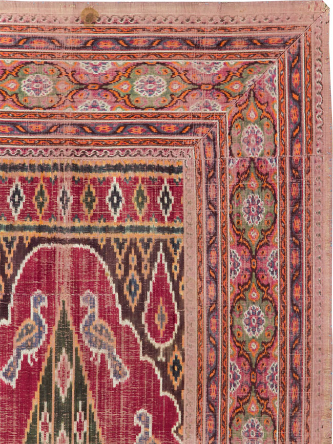 Antique Persian Yazd Silk Textile, No.30240 - Galerie Shabab