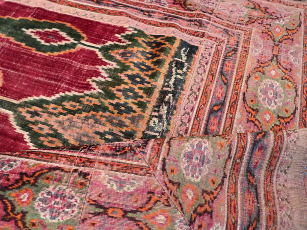 Antique Persian Yazd Silk Textile, No.30240 - Galerie Shabab