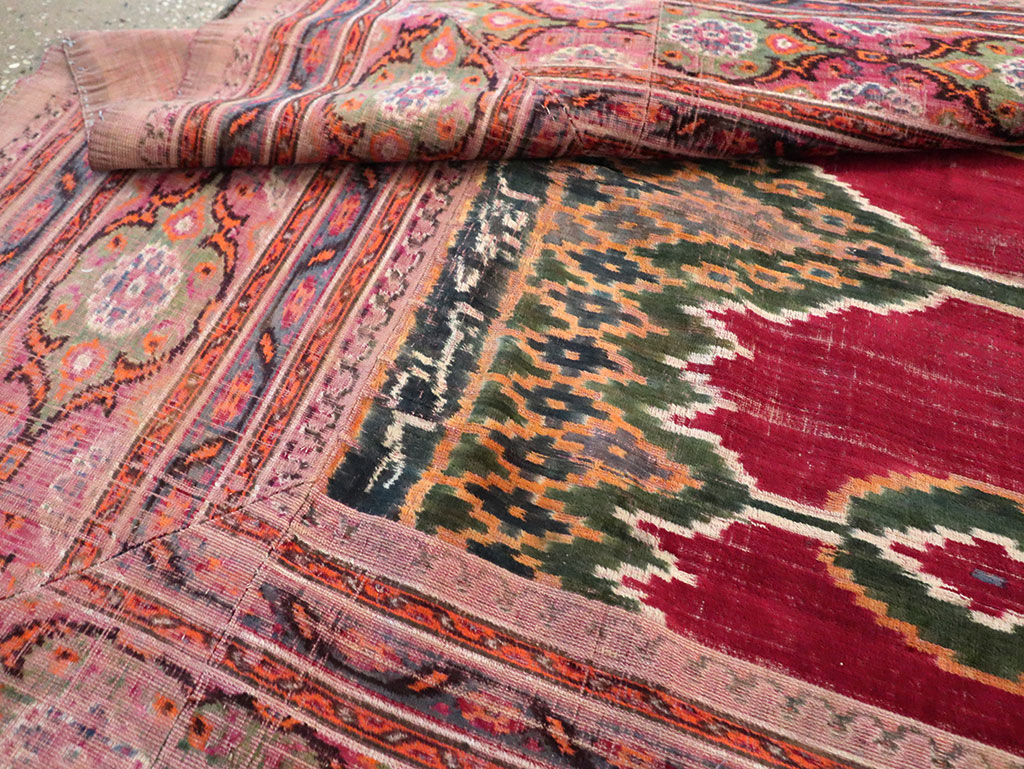 Antique Persian Yazd Silk Textile, No.30240 - Galerie Shabab