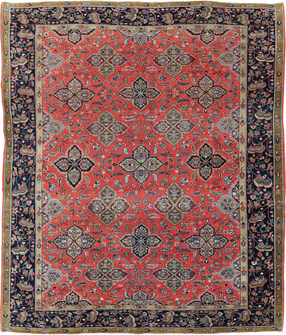 Antique Persian Bidjar Small Room Size Carpet, No.30241 - Galerie Shabab