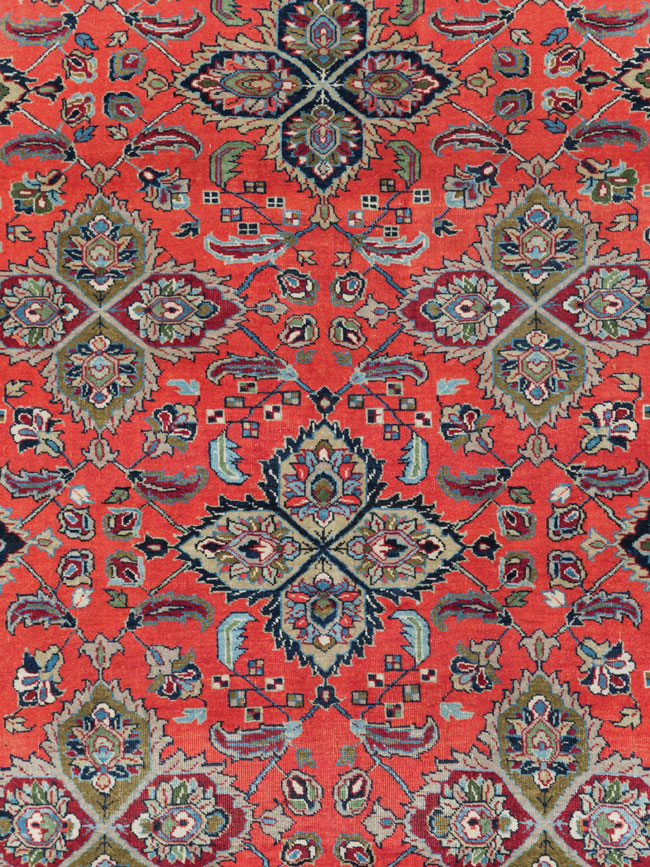 Antique Persian Bidjar Small Room Size Carpet, No.30241 - Galerie Shabab