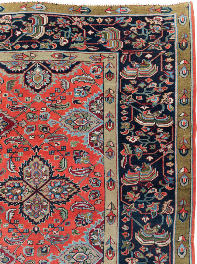 Antique Persian Bidjar Small Room Size Carpet, No.30241 - Galerie Shabab