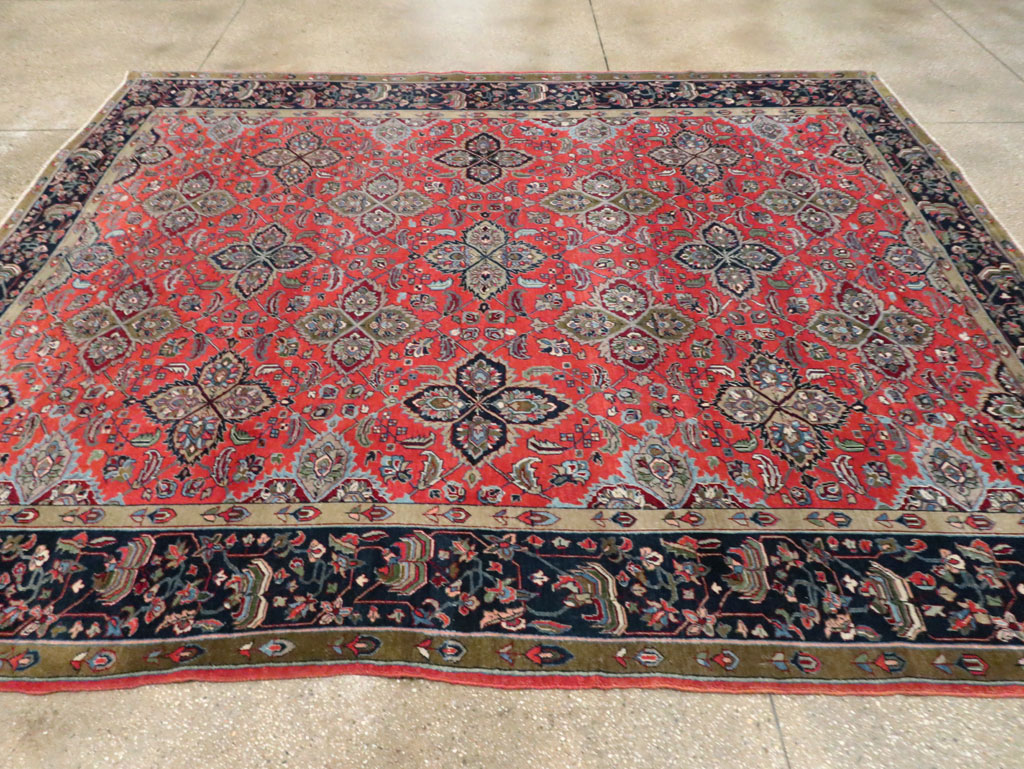Antique Persian Bidjar Small Room Size Carpet, No.30241 - Galerie Shabab