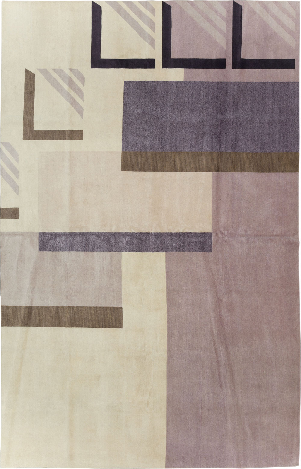 Contemporary Tibetan Art Deco Style Small Room Size Carpet, No.30242 - Galerie Shabab