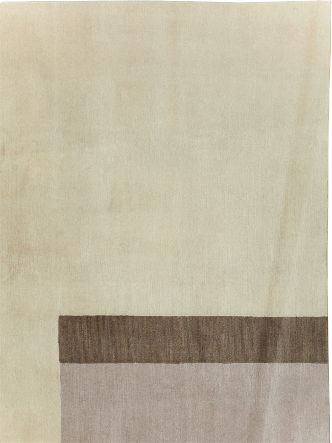 Contemporary Tibetan Art Deco Style Small Room Size Carpet, No.30242 - Galerie Shabab