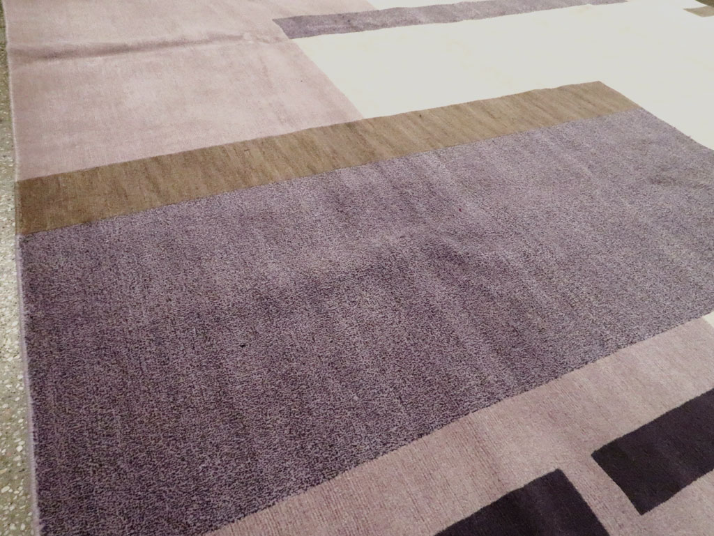 Contemporary Tibetan Art Deco Style Small Room Size Carpet, No.30242 - Galerie Shabab