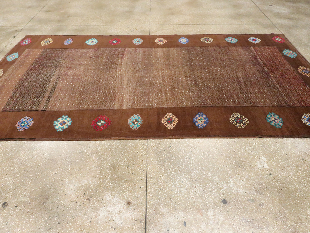 Vintage Turkish Anatolian Gallery Carpet, No.30244 - Galerie Shabab