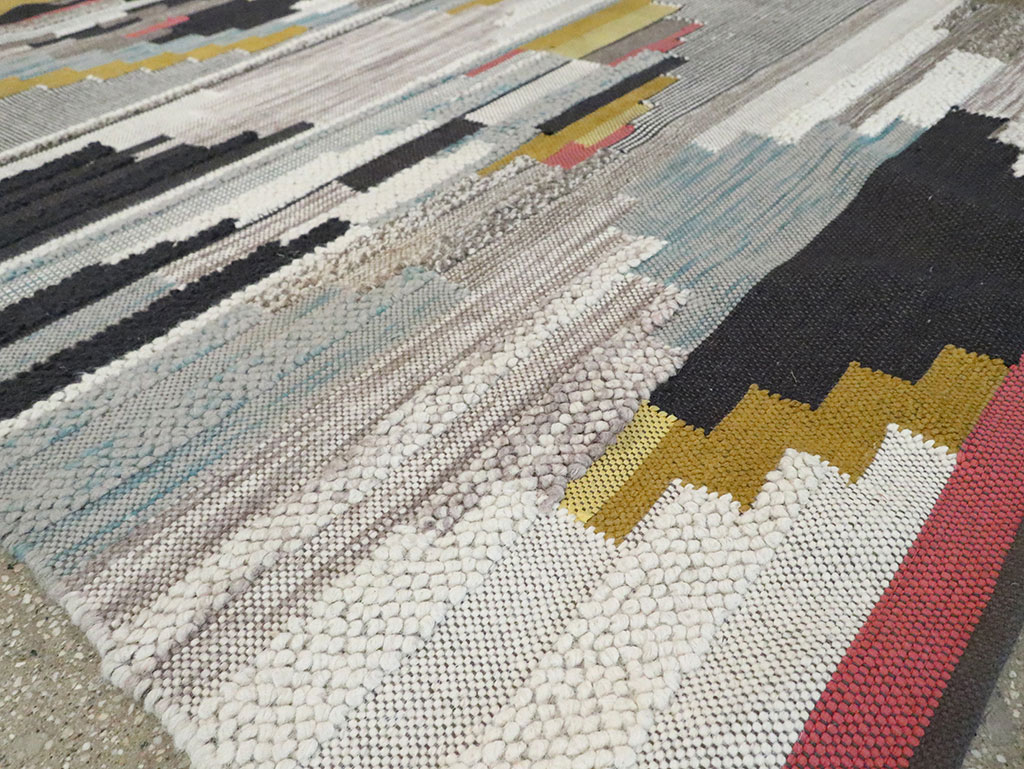 Contemporary Flatweave Kilim, No.30245 - Galerie Shabab