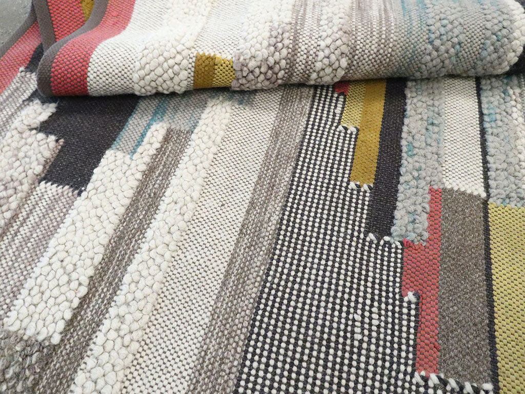Contemporary Flatweave Kilim, No.30245 - Galerie Shabab