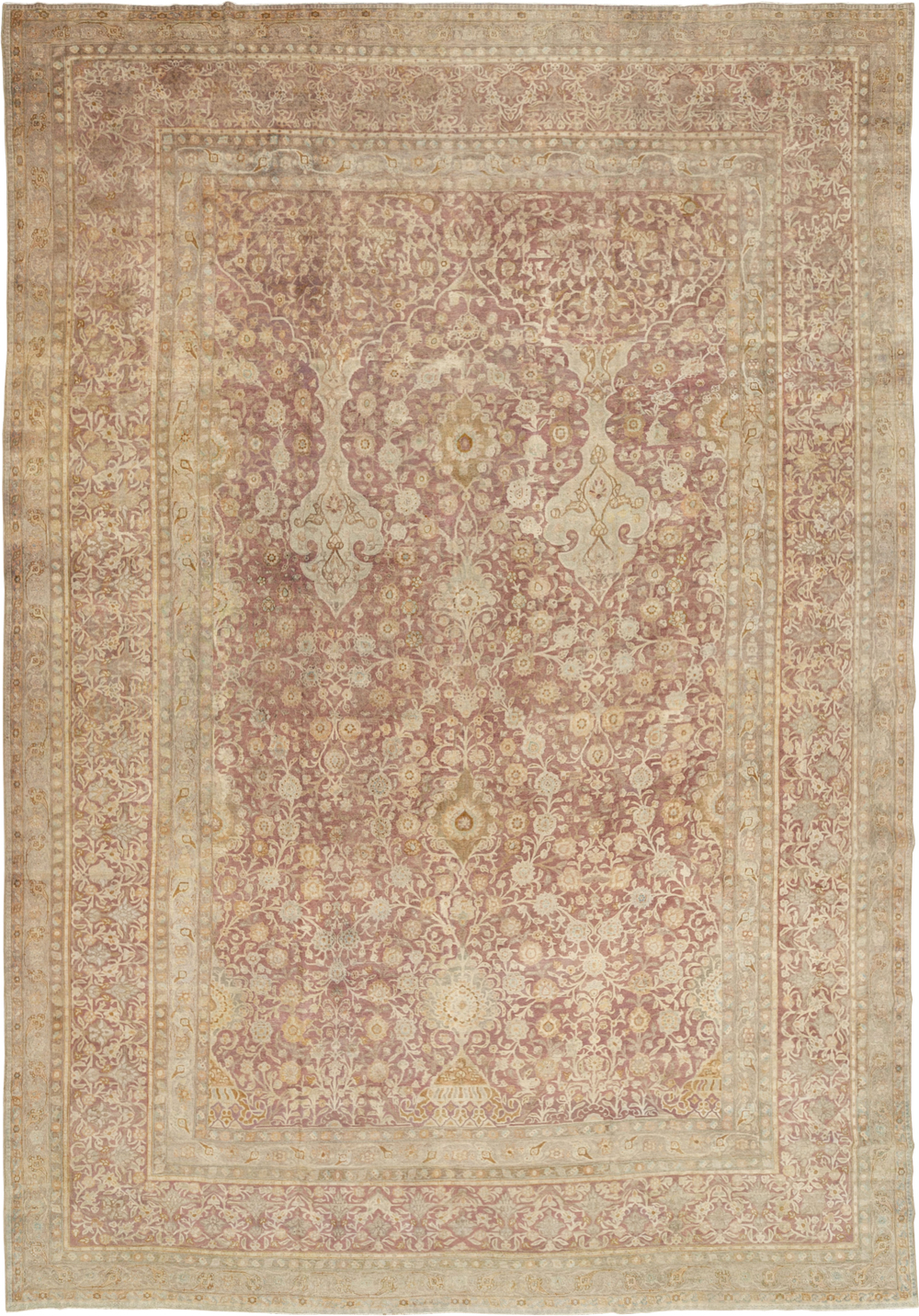 Antique Persian Tabriz Oversize Carpet, No.30247 - Galerie Shabab