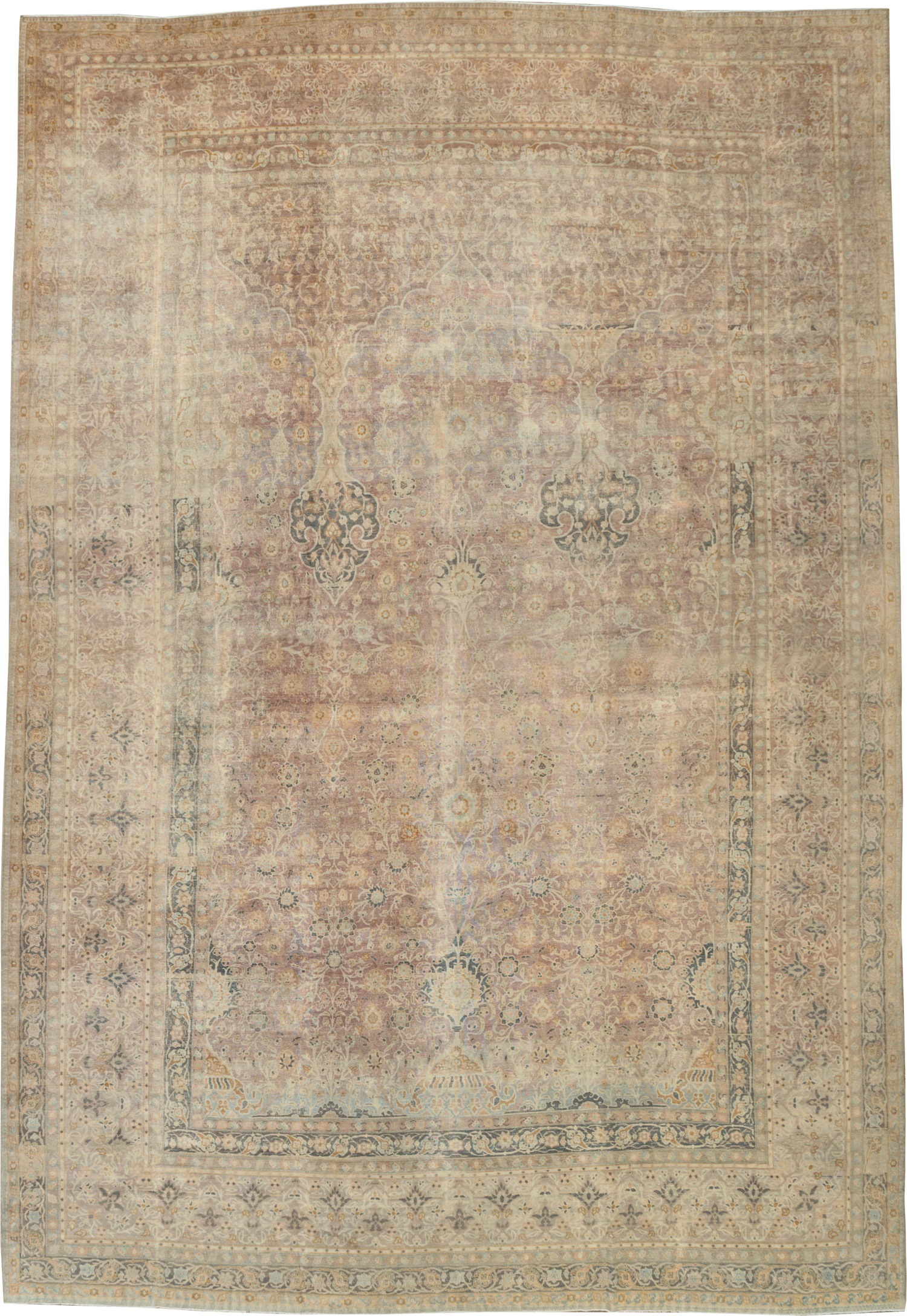 Antique Perisan Tabriz Carpet, No.30247 - Galerie Shabab