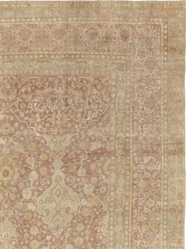 Antique Persian Tabriz Oversize Carpet, No.30247 - Galerie Shabab