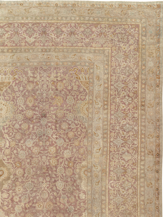Antique Persian Tabriz Oversize Carpet, No.30247 - Galerie Shabab