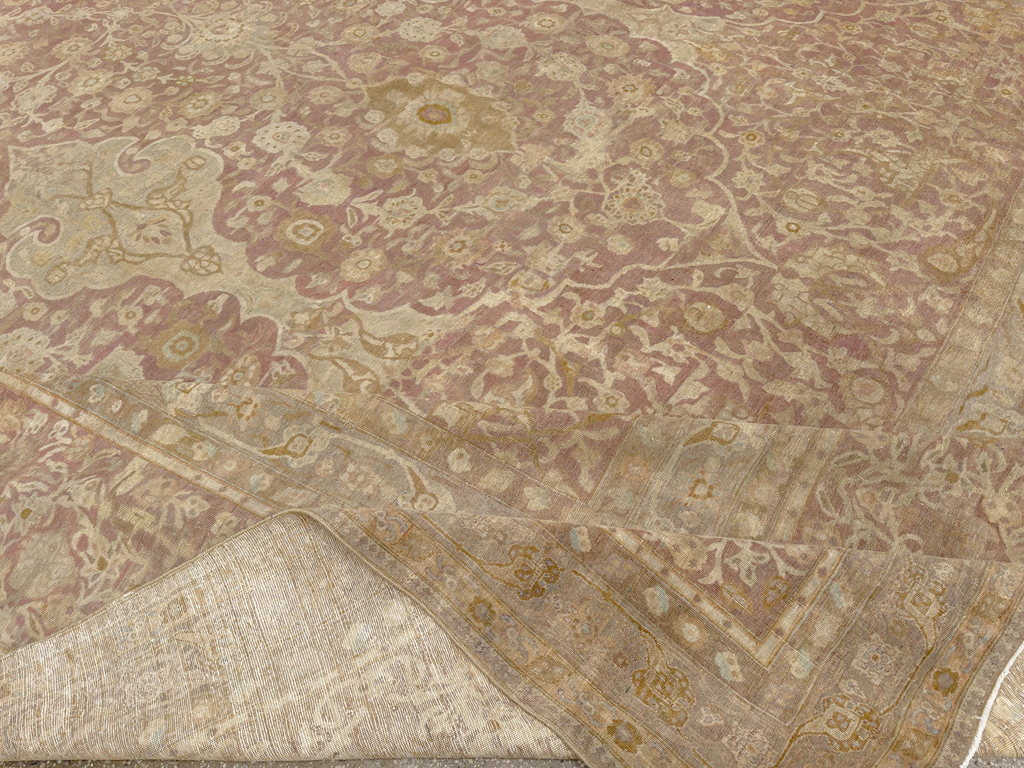 Antique Persian Tabriz Oversize Carpet, No.30247 - Galerie Shabab
