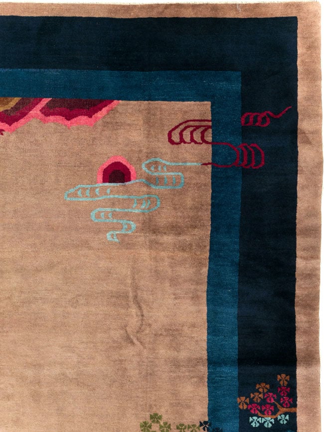 Vintage Chinese Art Deco Room Size Carpet, No.30250 - Galerie Shabab