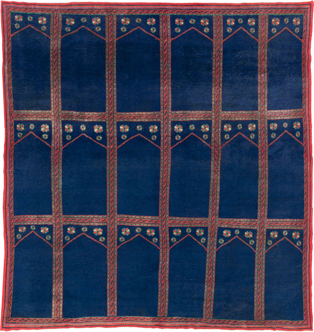 Vintage Turkish Anatolian Square Room Size Carpet, No.30259 - Galerie Shabab
