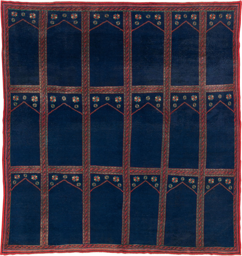 Vintage Turkish Anatolian Square Room Size Carpet, No.30259 - Galerie Shabab