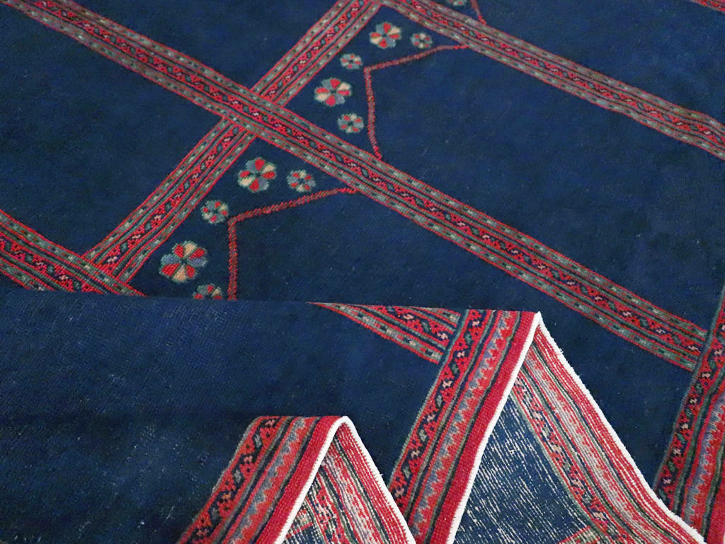 Vintage Turkish Anatolian Square Room Size Carpet, No.30259 - Galerie Shabab