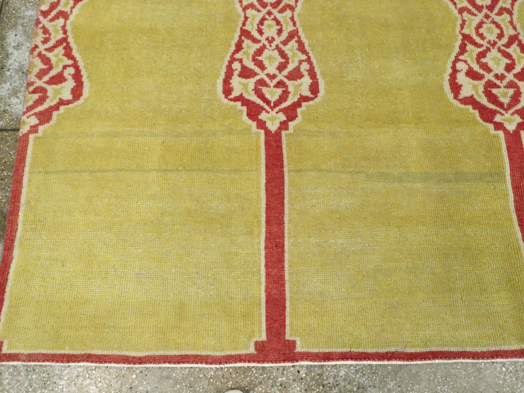 Vintage Turkish Anatolian Small Square Room Size Carpet, No.30266 - Galerie Shabab