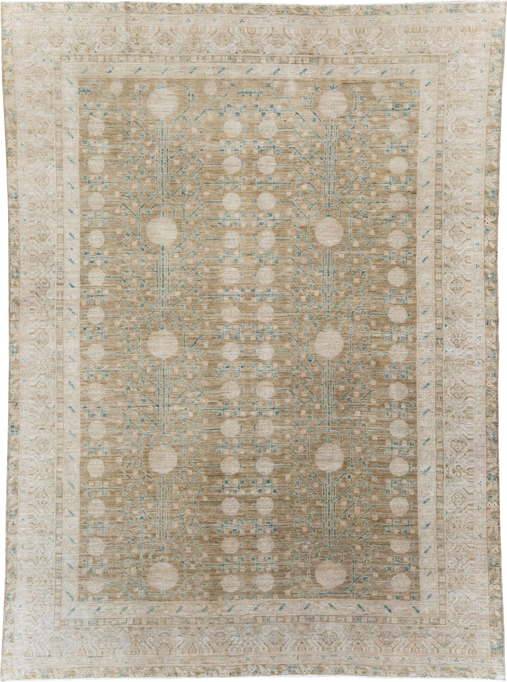 Modern Handmade East Turkestan Khotan, No.30269 - Galerie Shabab