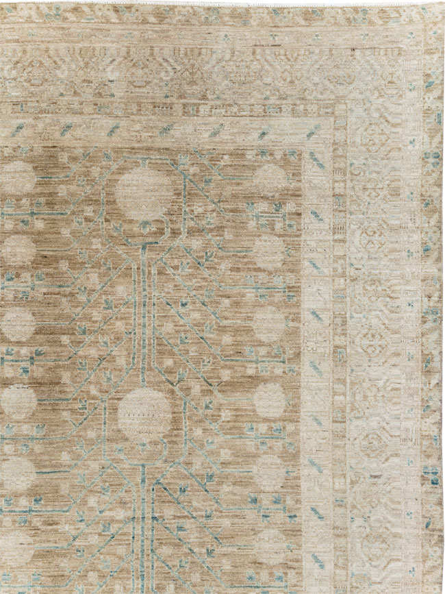 Modern Handmade East Turkestan Khotan, No.30269 - Galerie Shabab