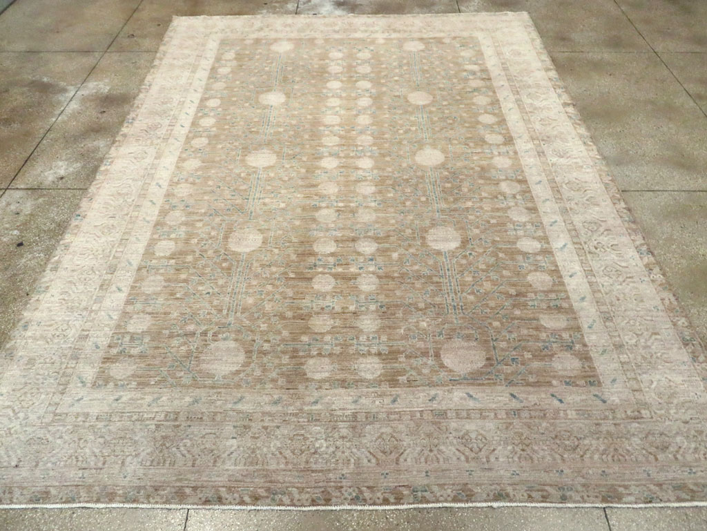 Modern Handmade East Turkestan Khotan, No.30269 - Galerie Shabab