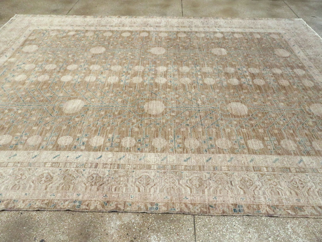 Modern Handmade East Turkestan Khotan, No.30269 - Galerie Shabab