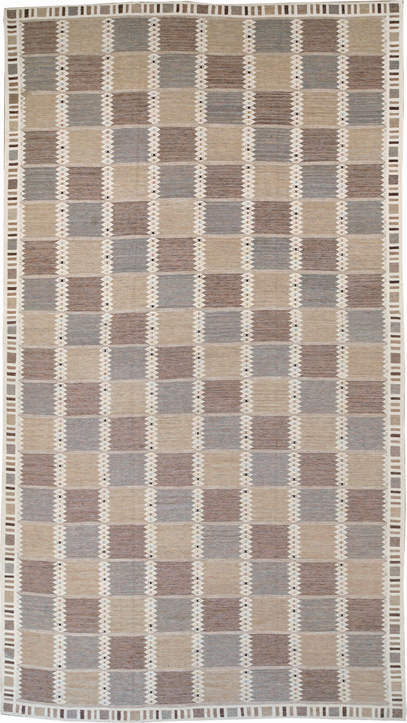 Modern Turkish Flatweave Kilim Oversize Carpet , No.30277 - Galerie Shabab