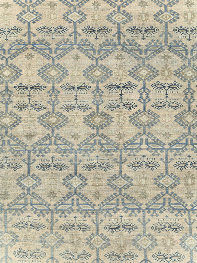 Antique Turkish Oushak Large Carpet, No.30289 - Galerie Shabab