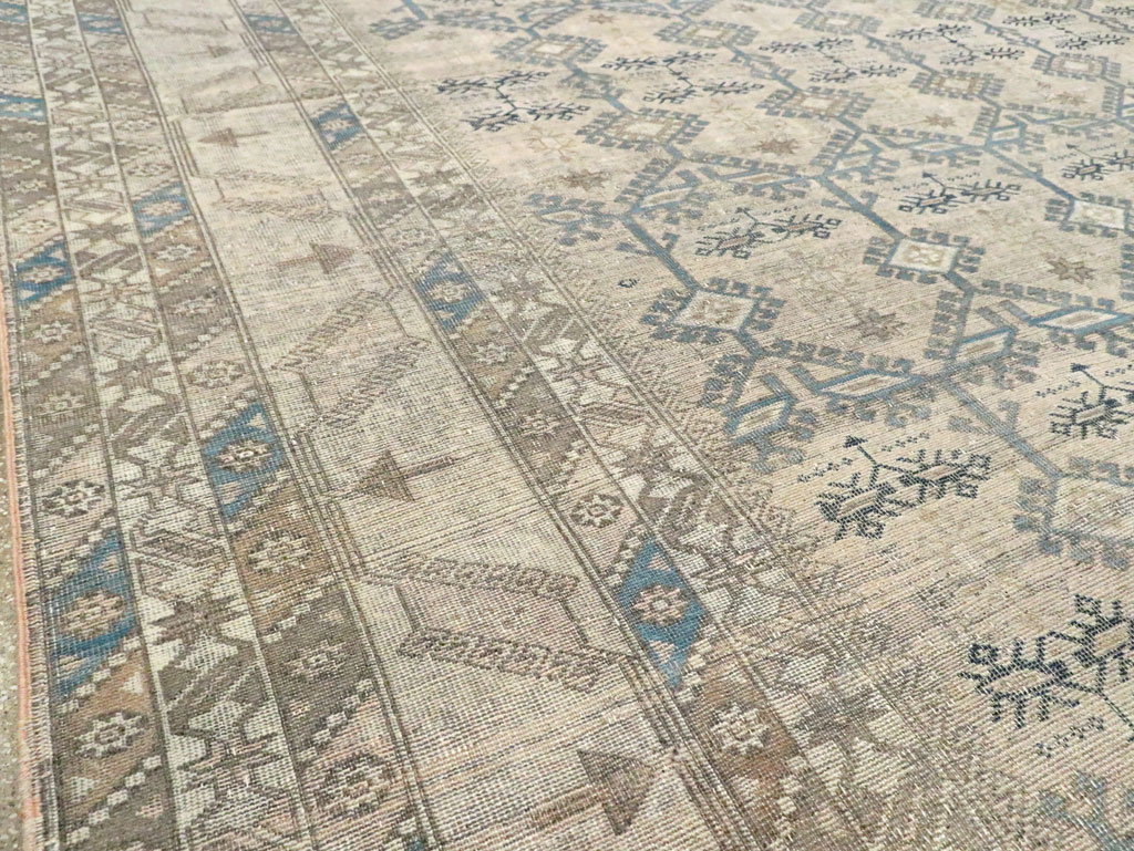 Antique Turkish Oushak Large Carpet, No.30289 - Galerie Shabab