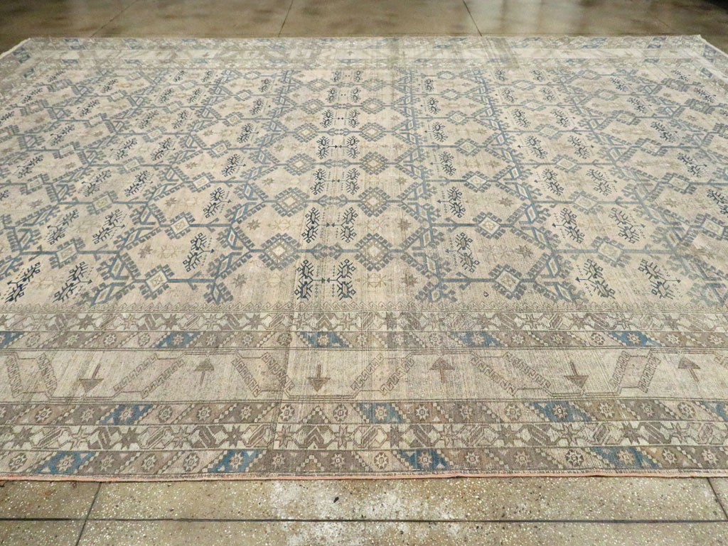 Antique Turkish Oushak Large Carpet, No.30289 - Galerie Shabab