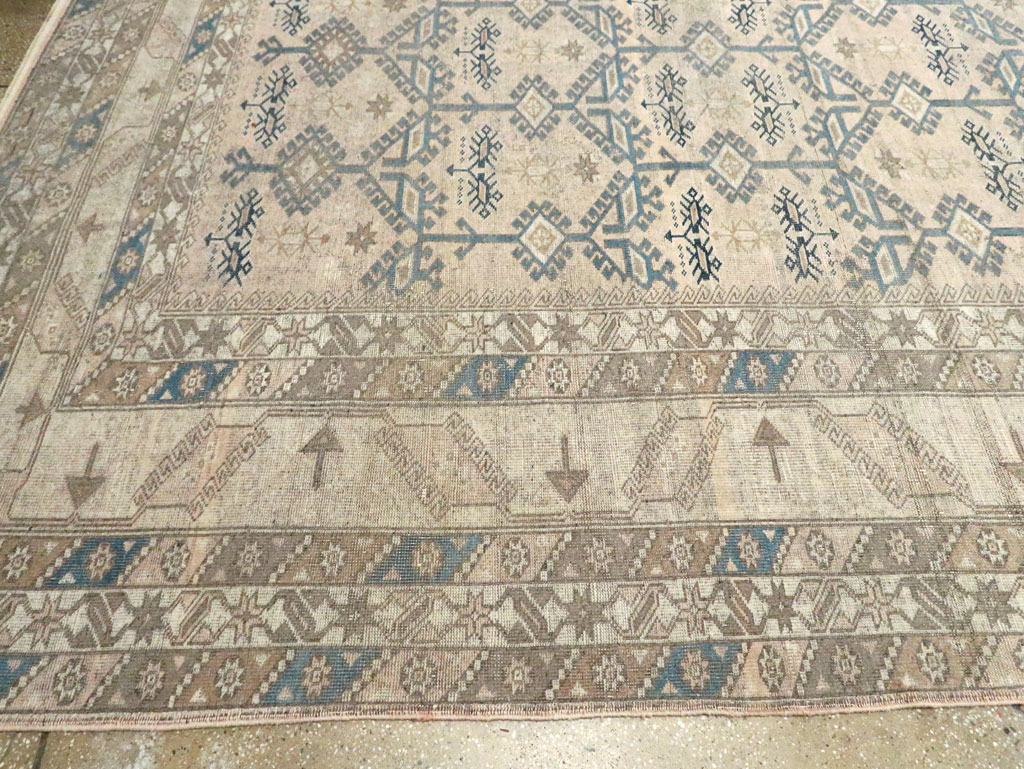 Antique Turkish Oushak Large Carpet, No.30289 - Galerie Shabab