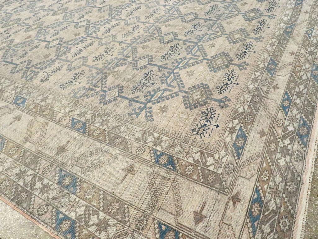 Antique Turkish Oushak Large Carpet, No.30289 - Galerie Shabab