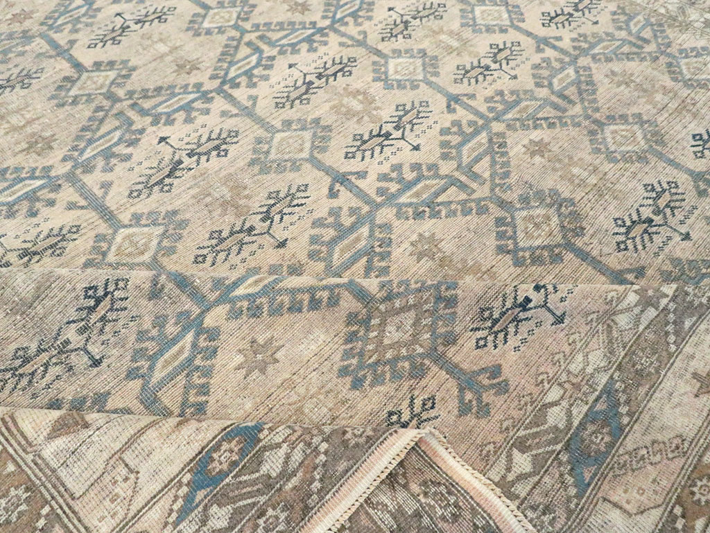 Antique Turkish Oushak Large Carpet, No.30289 - Galerie Shabab