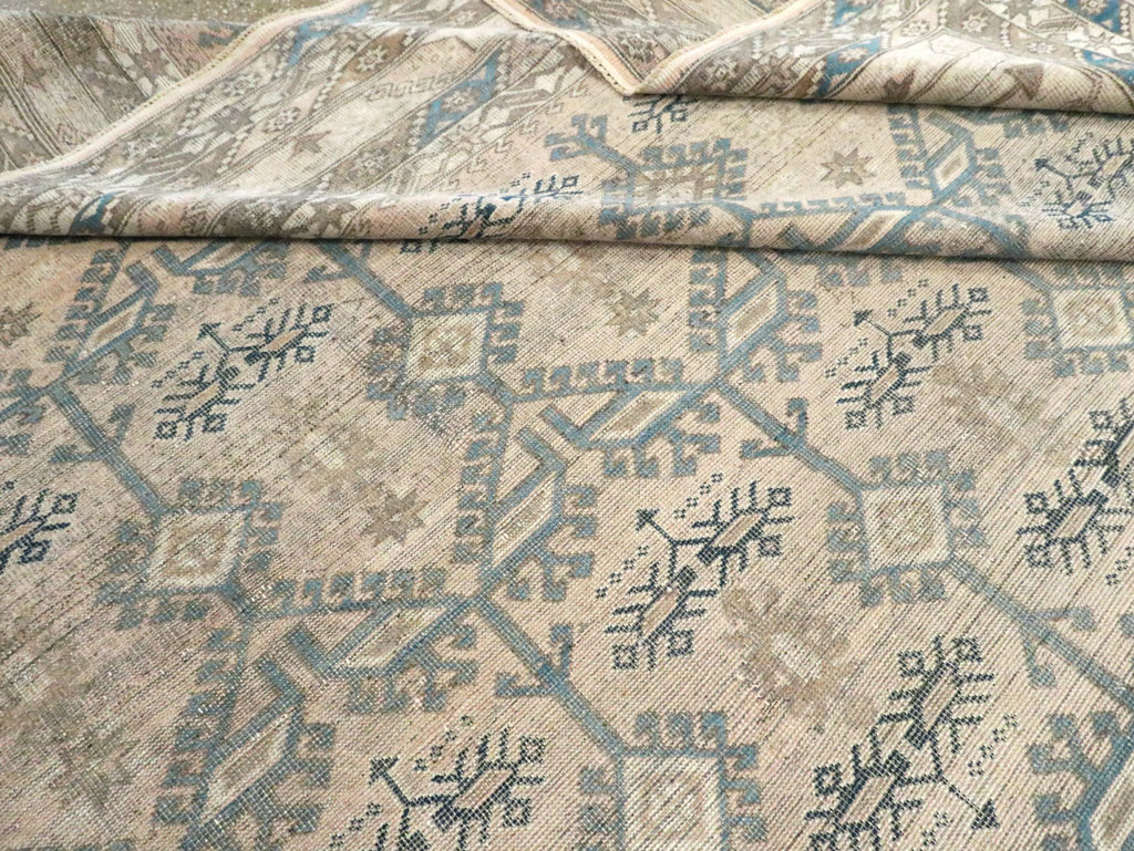 Antique Turkish Oushak Large Carpet, No.30289 - Galerie Shabab