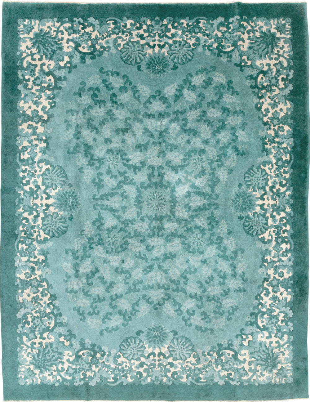 Mid-20th Century Chinese Art Deco Room Size Carpet, No.30293 - Galerie Shabab